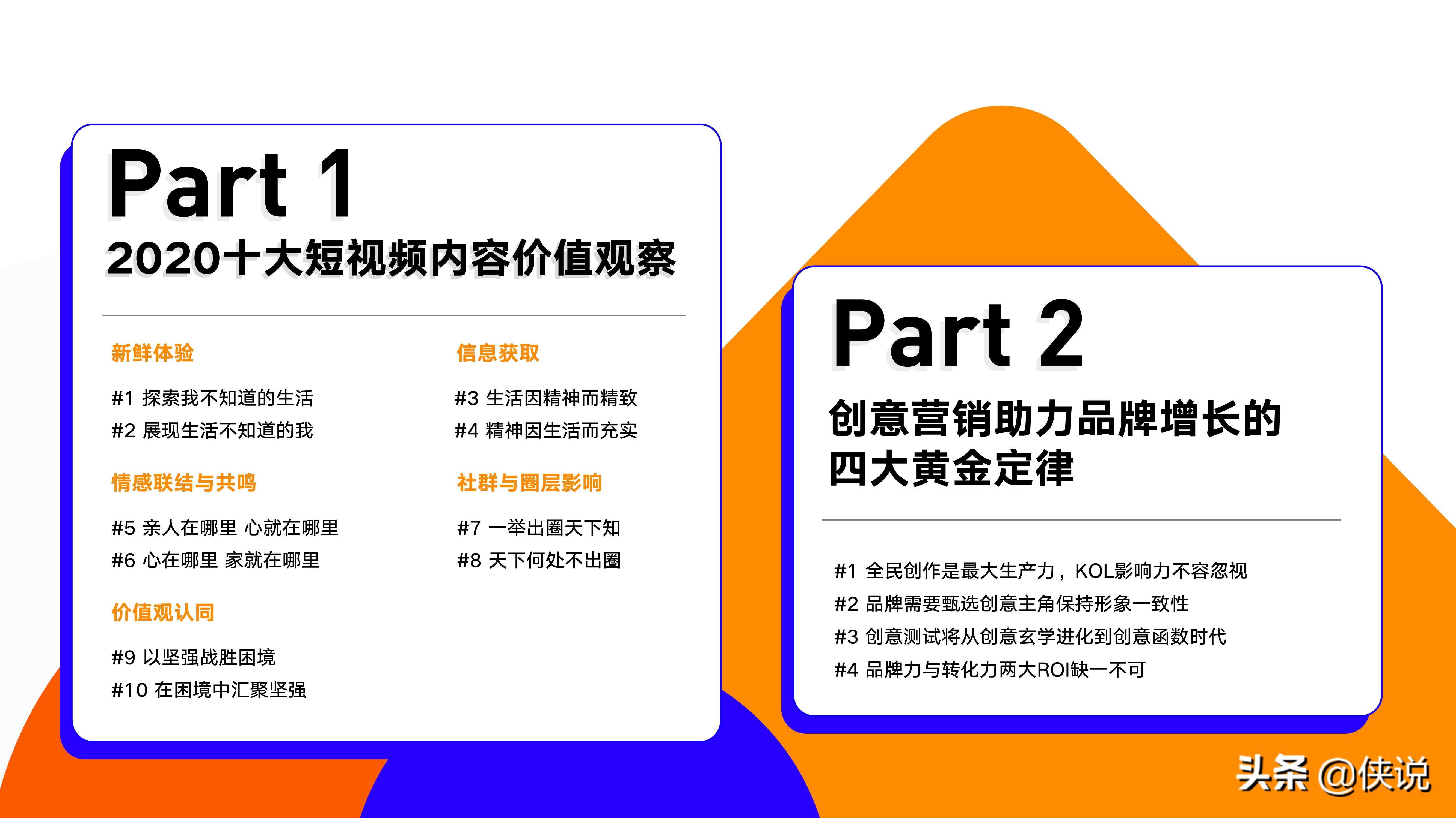 2020十大短视频内容价值观察