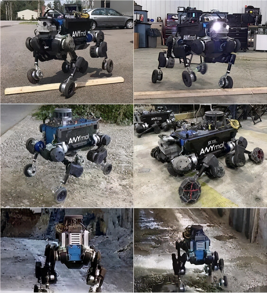 比波士頓機器狗多了幾個輪子，瑞士公司研發輪足複合式移動機器人