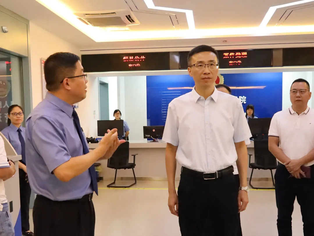 闽侯县委书记赵明正到闽侯县检察院调研