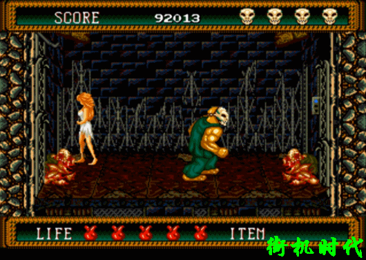 經(jīng)典街機(jī)《腐尸之屋》的前世今生，被改造成魔物的女主結(jié)局怎樣？