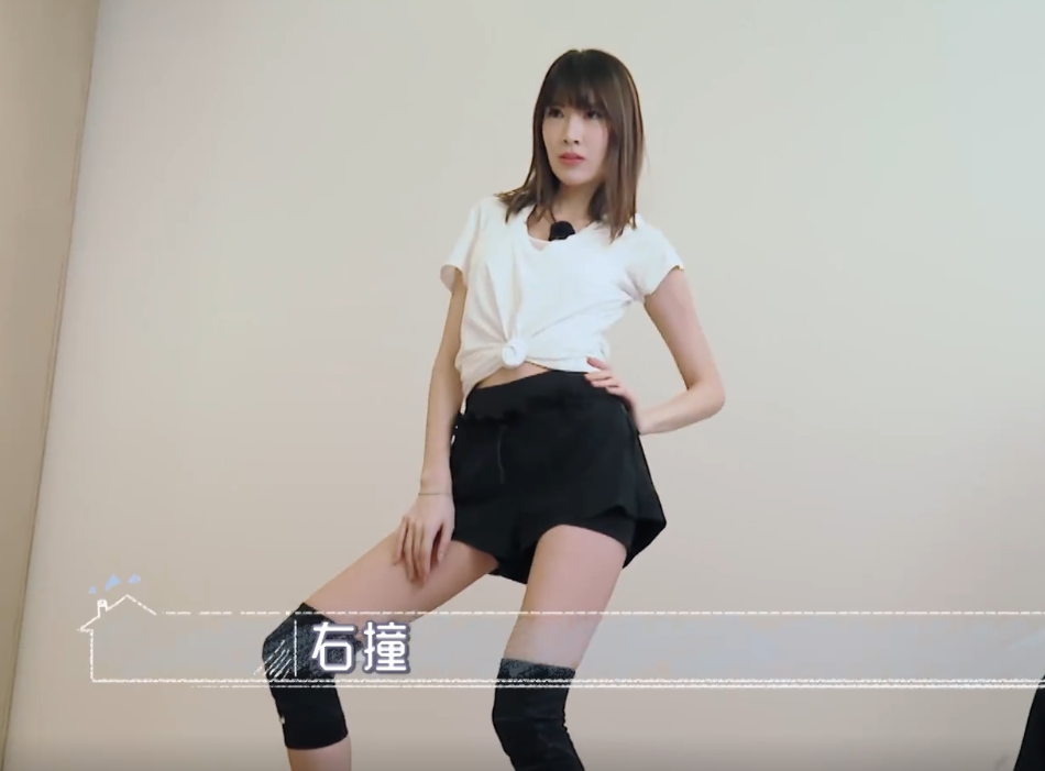 林志颖带老婆上综艺，练舞时看到全身照，这哪