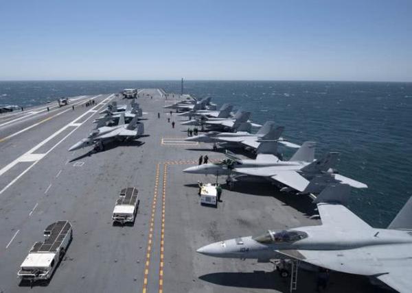 北美又有坏消息，美福特号航母船员遭隔离，五