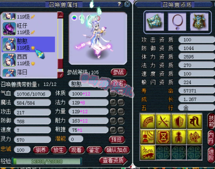 梦幻西游：梦吧大佬“瓜皮”极限百套方寸，拥有多件三蓝字神装