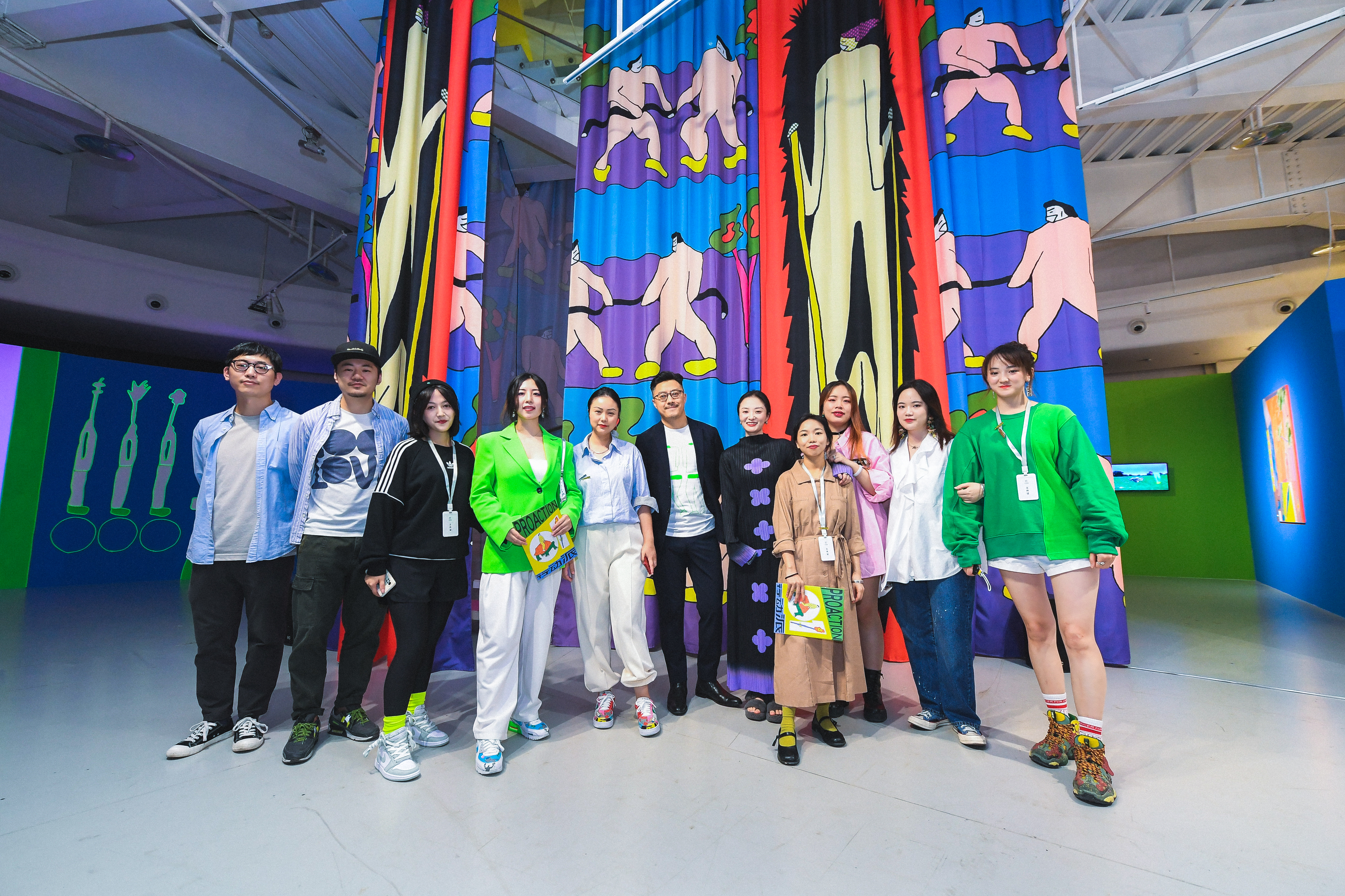 “行动派 01王若晗”展览在原美术馆正式开幕