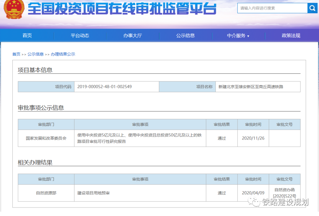 重磅！823.8亿元！雄商高铁可研报告已获国家发改委批复