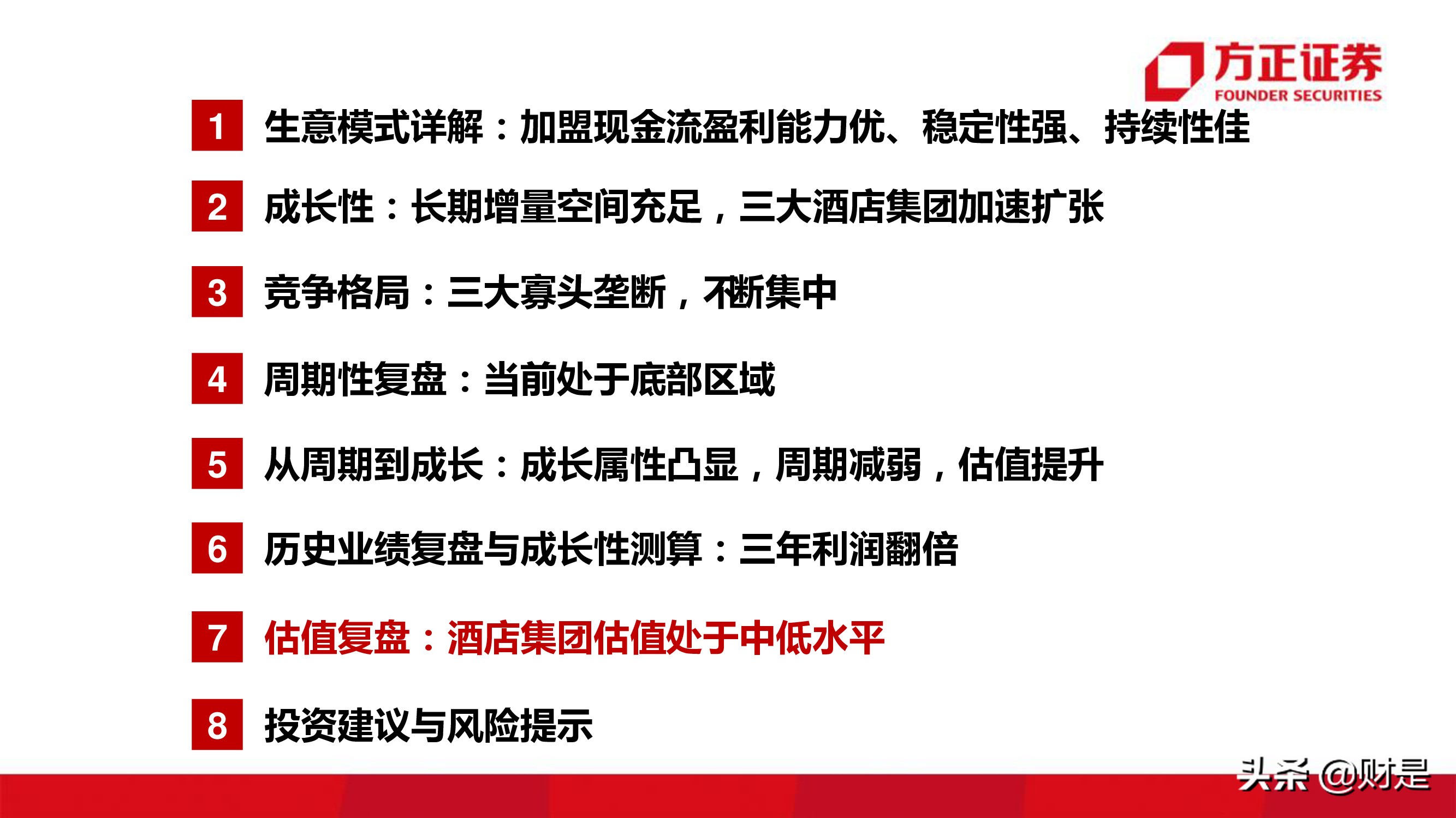 酒店行业研究报告：连锁酒店的戴维斯双击