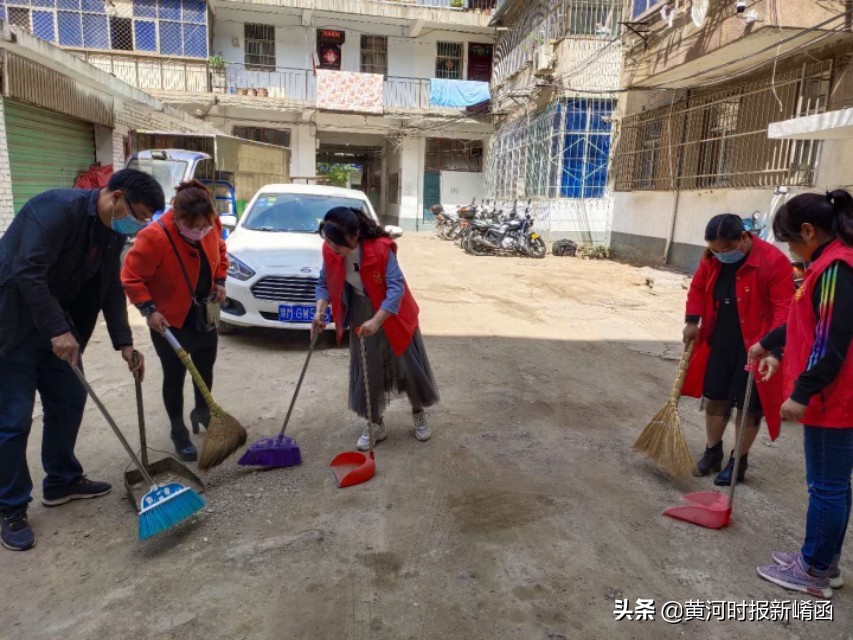 灵宝市涧西区桃林社区五四青年节“让青春在奋斗中闪光”