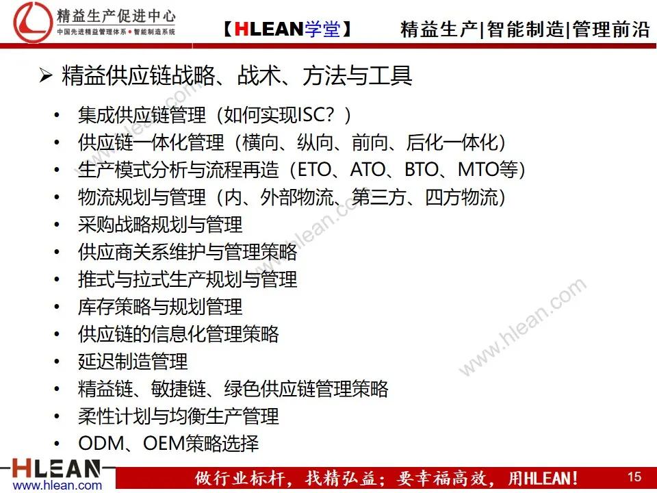 「精益学堂」精益供应链管理（上篇）