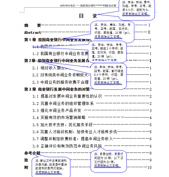 毕业论文标准格式要求是什么样的？