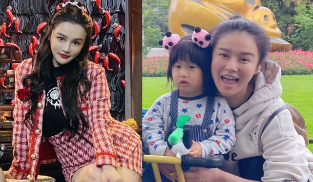 鄒市明全家遊成都，冉瑩穎罕展素顏，與妝後美艷模樣判若兩人