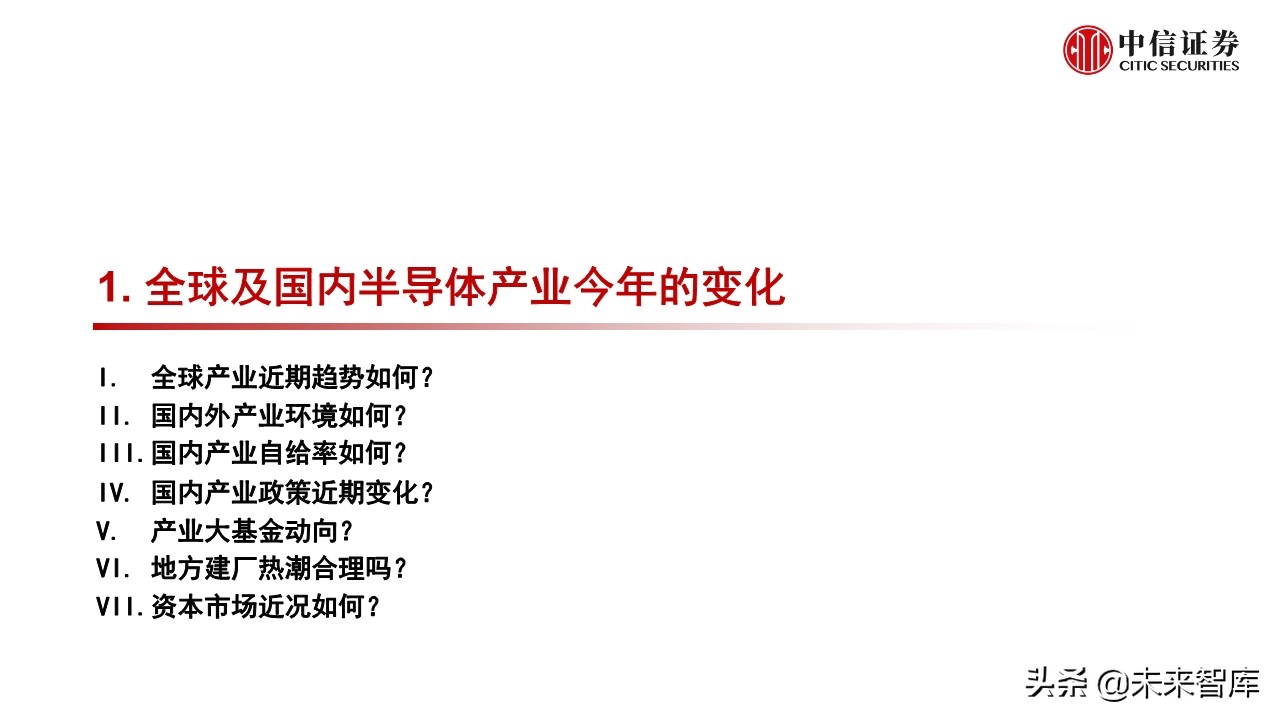 半导体行业深度报告：半导体产业近期趋势及核心问题
