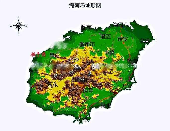Unexpectedly, there is a "desert" in the southernmost part of mainland China (including Hainan Island)!