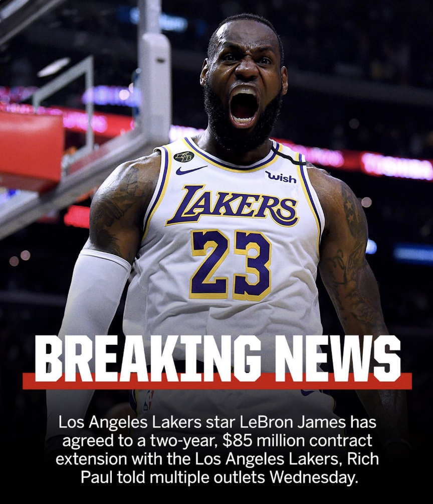 格局太高！詹姆斯提前續約只是為了錢？他的長遠眼光是普通人難以企及的！-黑特籃球-NBA新聞影音圖片分享社區