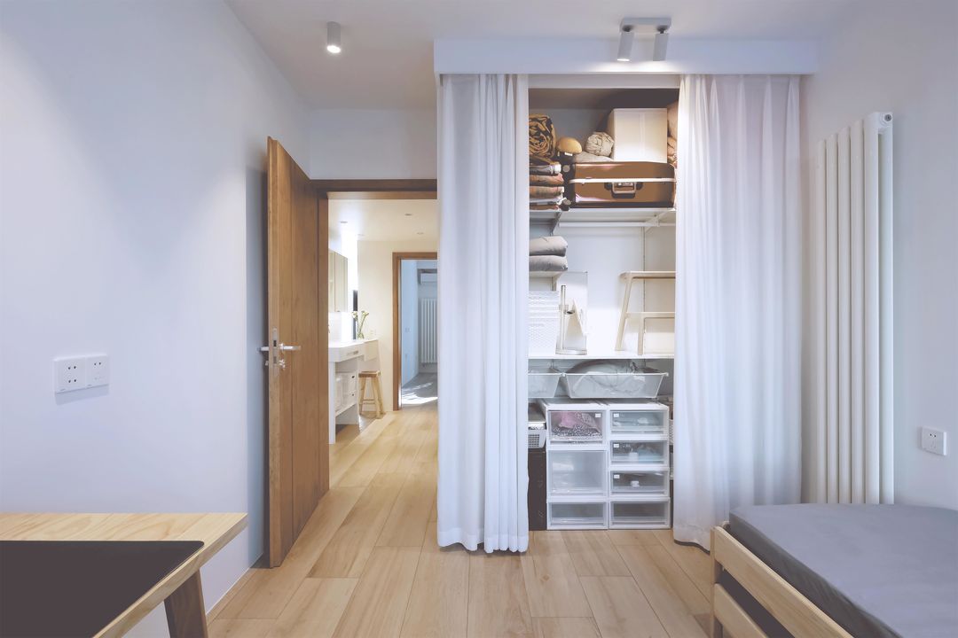 80㎡带庭院，全屋浅色调，极简风格，家居氛围太棒了
