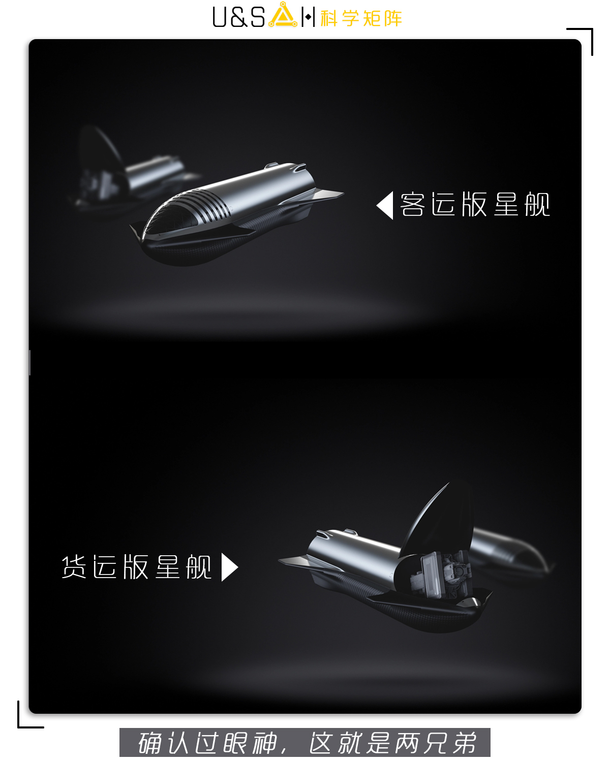 你知道，下麵哪一艘是埃隆·馬斯克的太空星艦嗎？