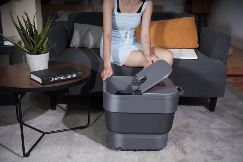 小米有品众筹折叠足浴器——小家精致生活一键开启