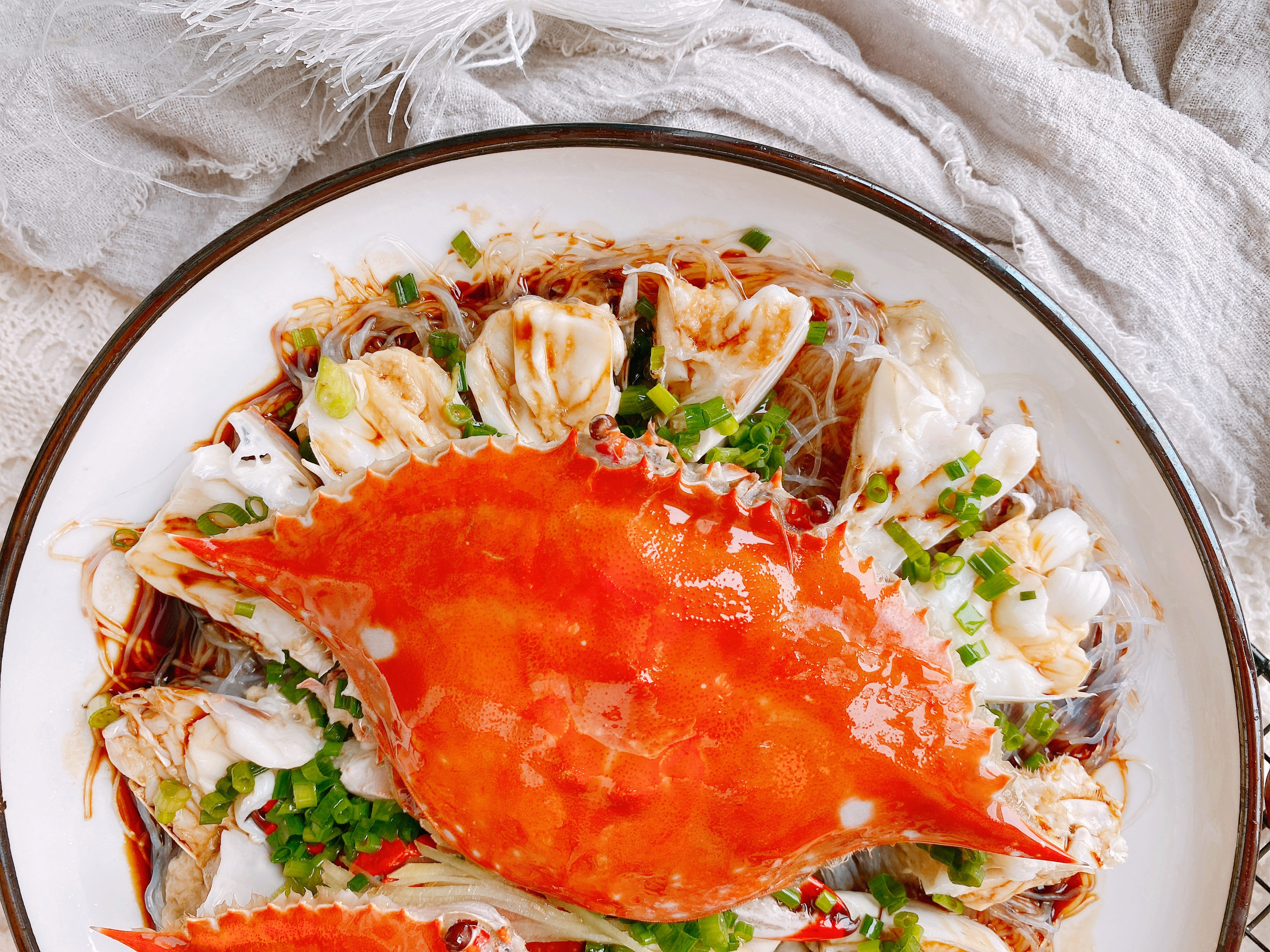 江浙沪时令菜“葱油梭子蟹”，掌握2点，肉质细嫩，鲜得掉眉毛
