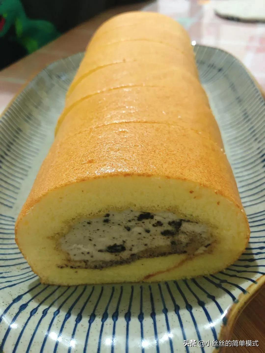 零失败的蛋糕卷，不爆裂不甩皮，小孩的点心，比外面买的好吃太多