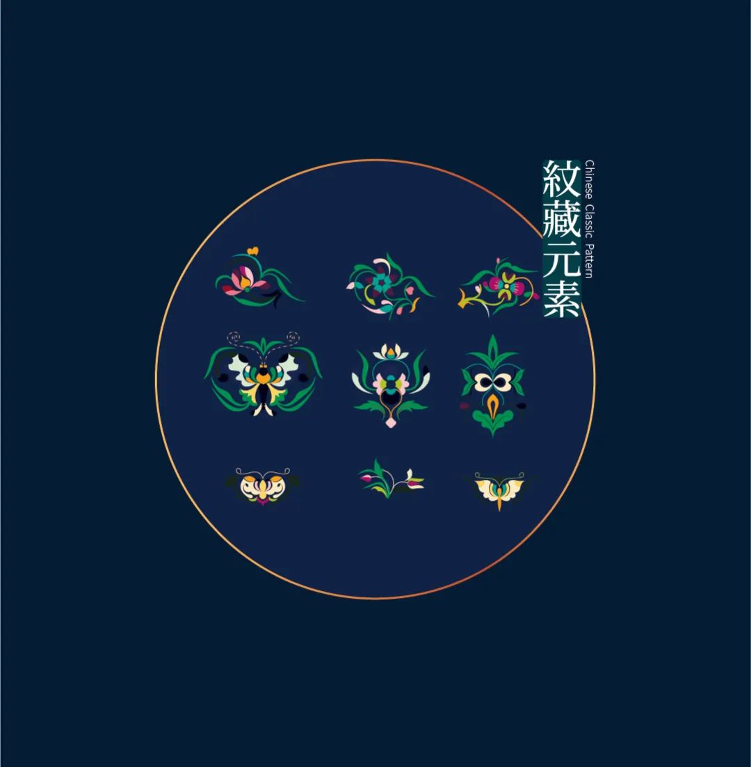 好看！中国古典服饰-云肩纹样图案之美