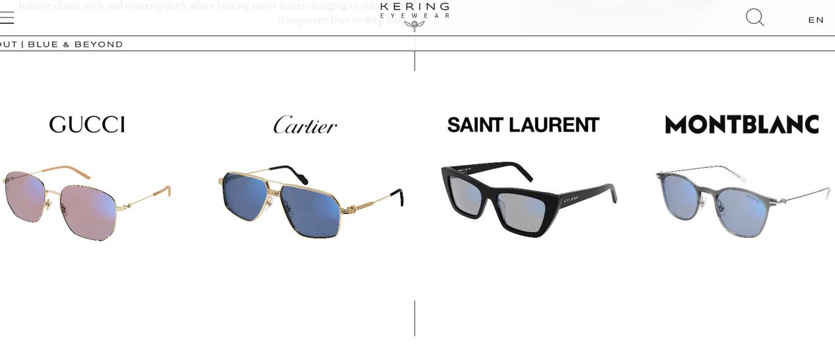 Kering Eyewear enters market for blue-light glasses