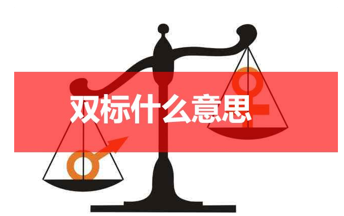 网络用语双标是什么意思，双标男，双标女，说人双标是什么意思