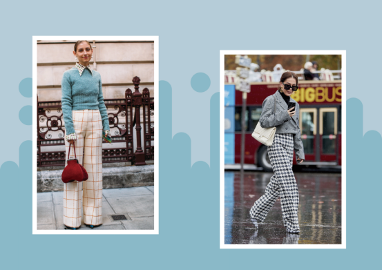 复古风今年强势来袭，款式百搭的格纹裤“卷土重来”，时髦又吸睛