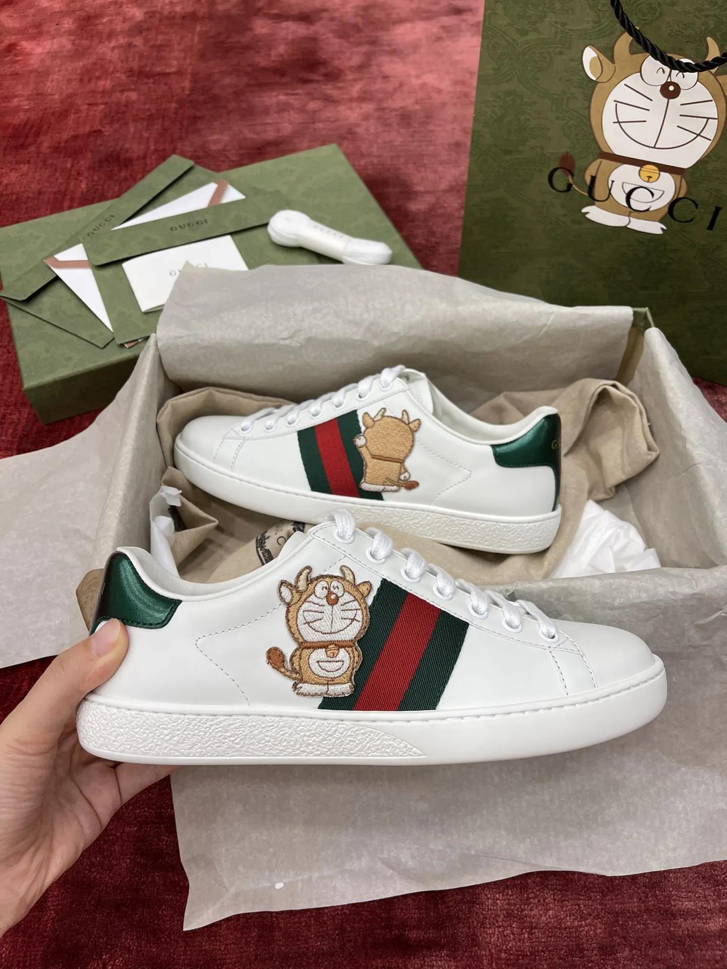 Gucci Ace Sneakers小白鞋这样穿搭 时尚又好看 金诚名鞋网