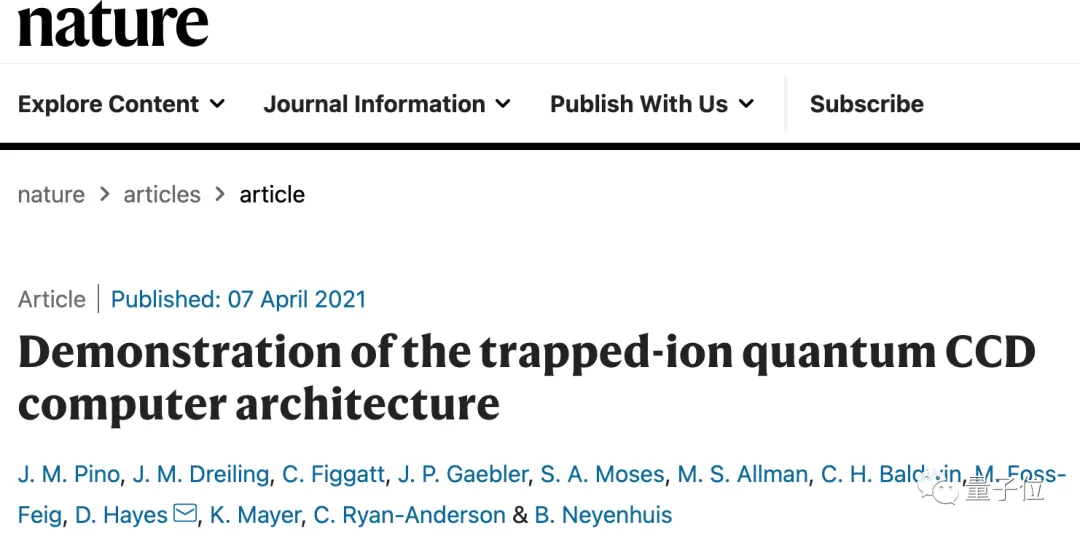 “口罩厂”霍尼韦尔搞出的量子计算机，刚刚获得Nature认可