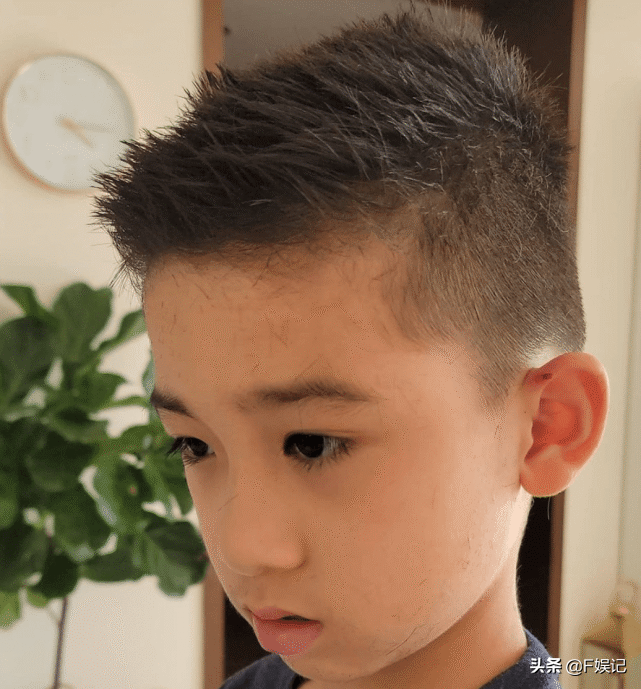 陳茵媺頂替陳豪為兩位兒子理髮網友大讚她的理髮技術不錯