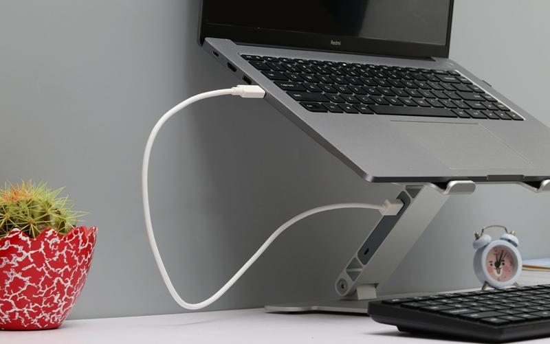 告别低头办公，试试ORICO 铝合金笔记本电脑支架，让你舒适工作