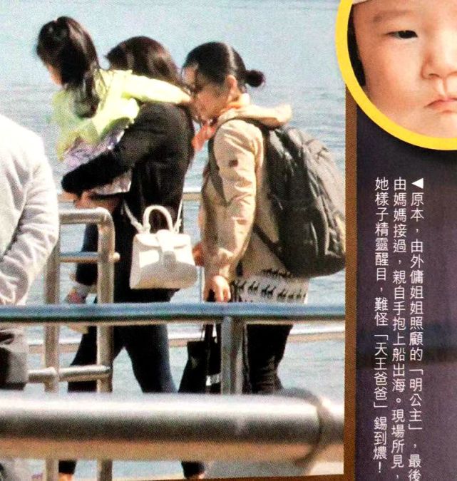 黎明一家三口罕見同框，三歲女兒長髮披肩，明嫂被曝牛年追生兒子