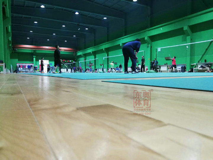 东奥体育｜室内运动木地板的安装工艺流程
