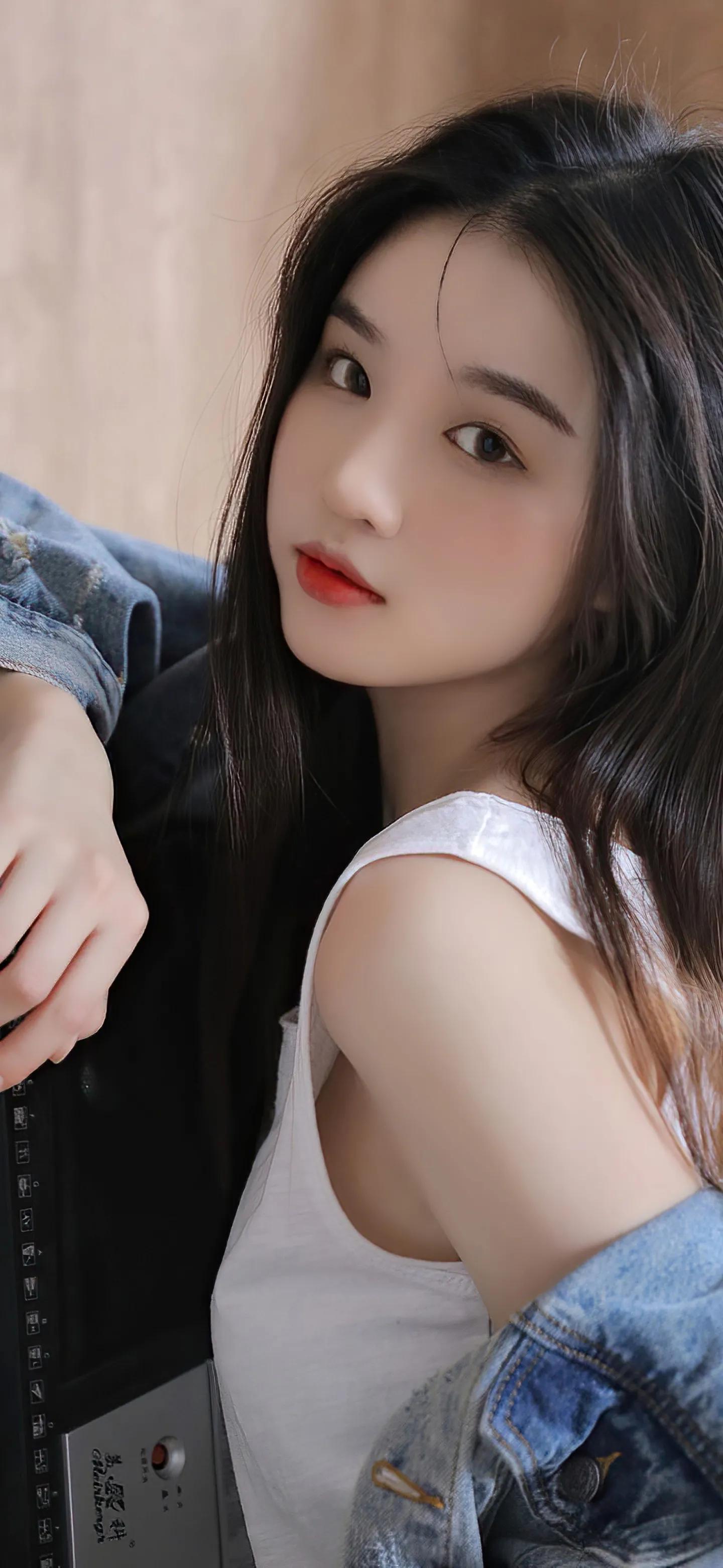 渣男壁纸  美女水墨生花，刹那芳华图片