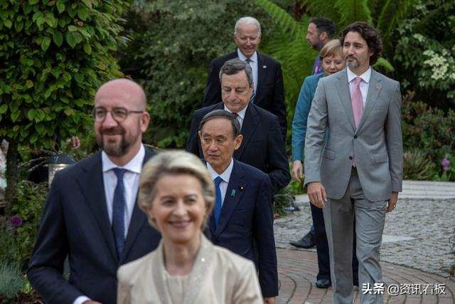 拜登指望3天就能忽悠G7共同反华，没想到7国分成三派，各怀鬼胎