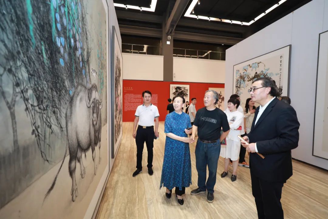 国家画院庆祝建党百年邀请展丨百年风华——花鸟画名家作品展开幕