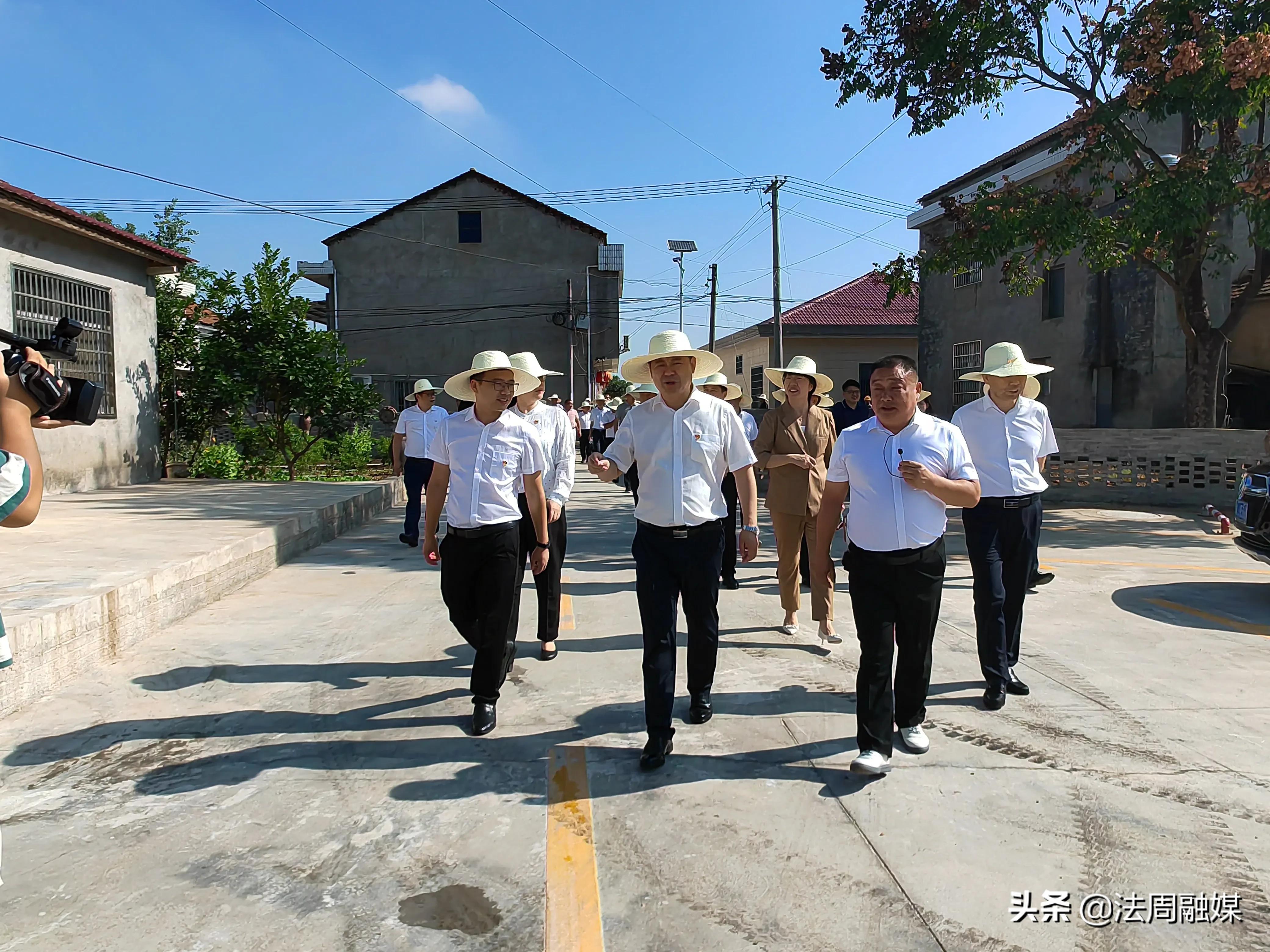 澧县县委书记王兆铭率队观摩澧南镇乡村振兴推进情况