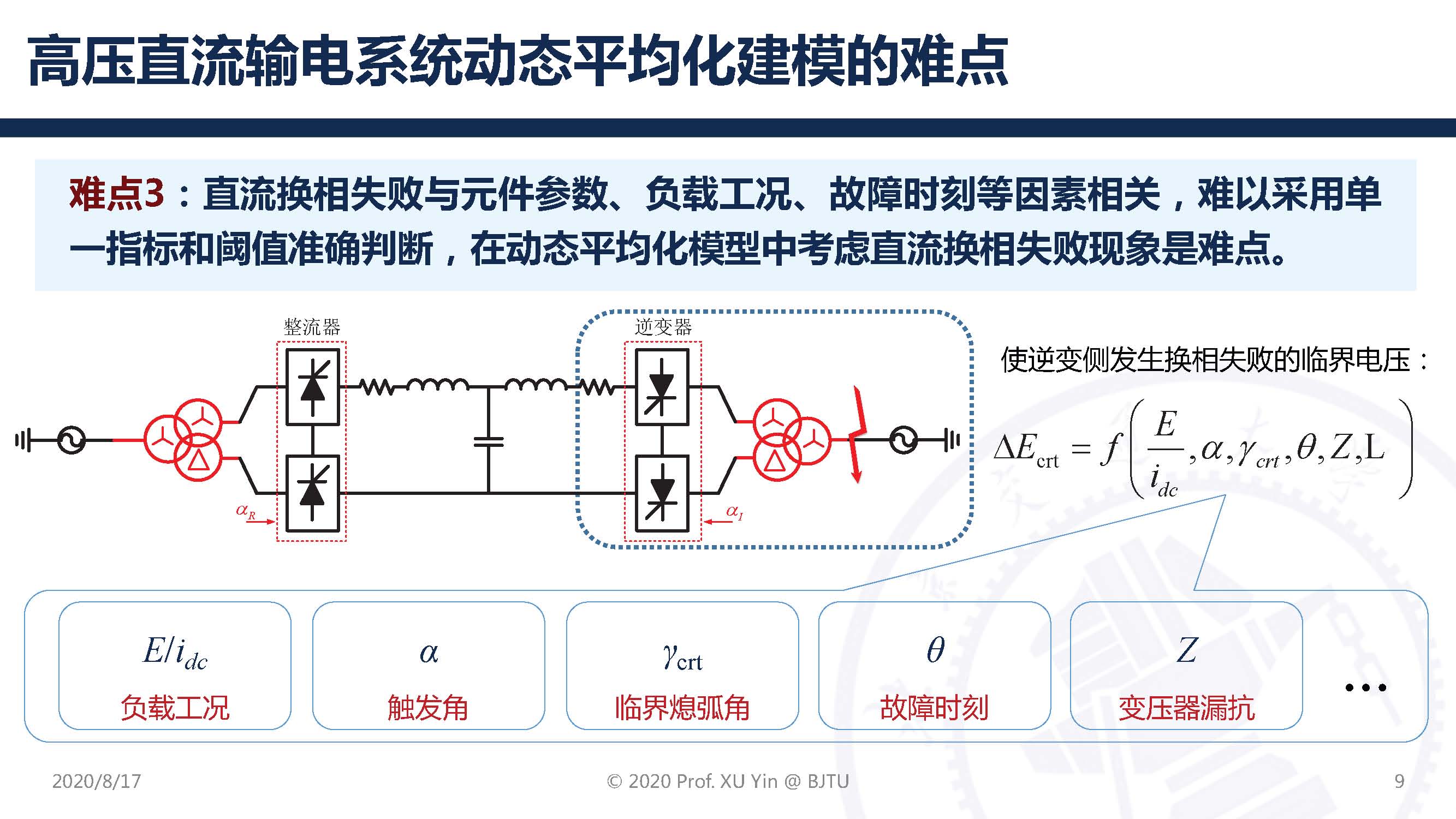 北京交通大学许寅教授：高压直流输电系统动态平均化建模及应用