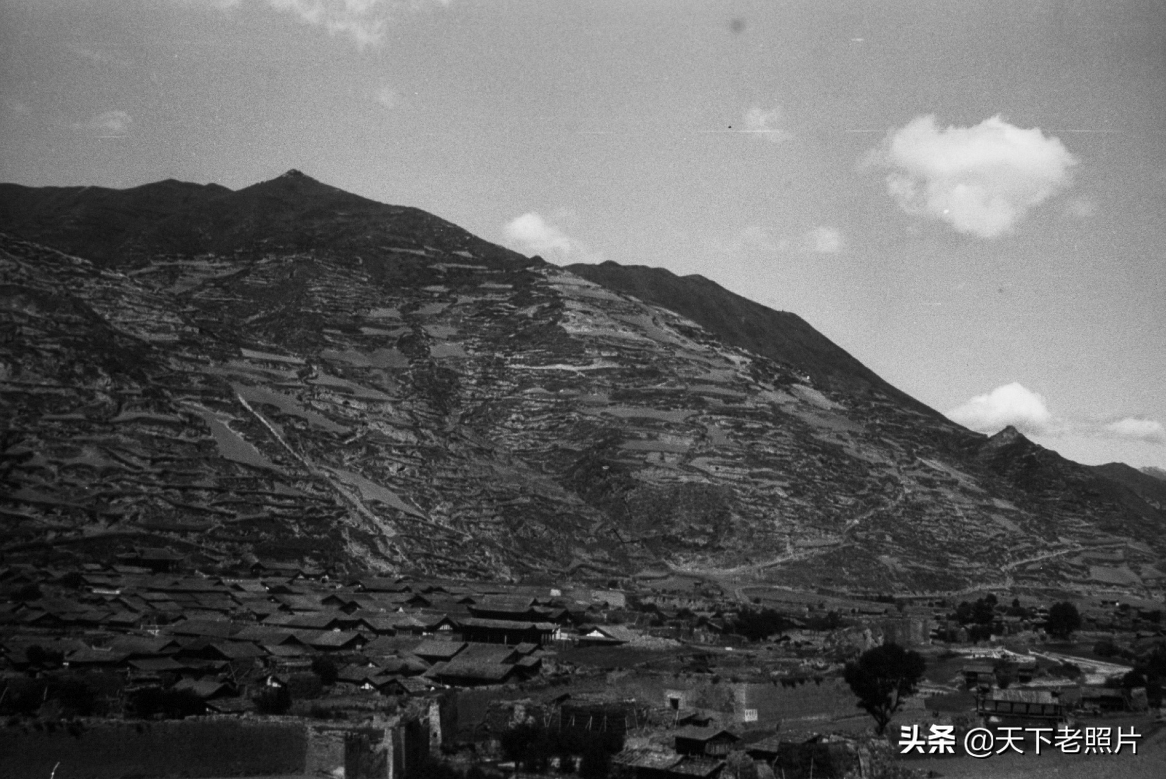 1940年四川松潘古城老照片 那曾经的边陲重镇、川西门户