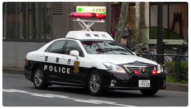 日本警车型号都在这了，丰田本田马自达，全是
