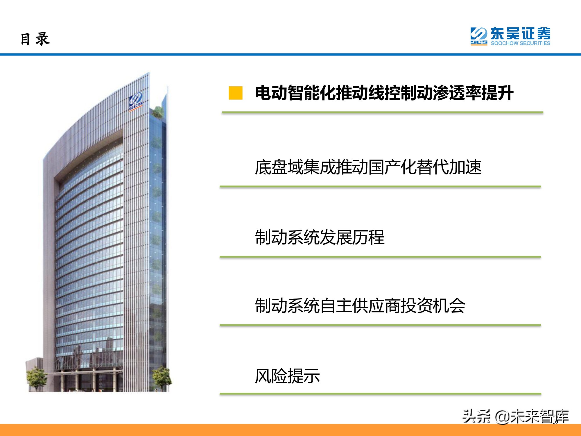 汽车产业专题报告：线控制动加速国产化替代