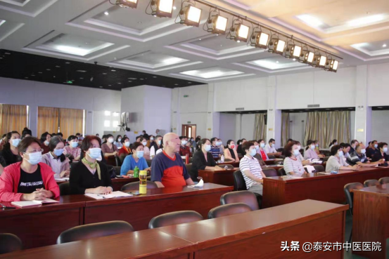 泰安市中医医院中医药文化走进老年大学——急诊科主任张强做客“金山讲堂”
