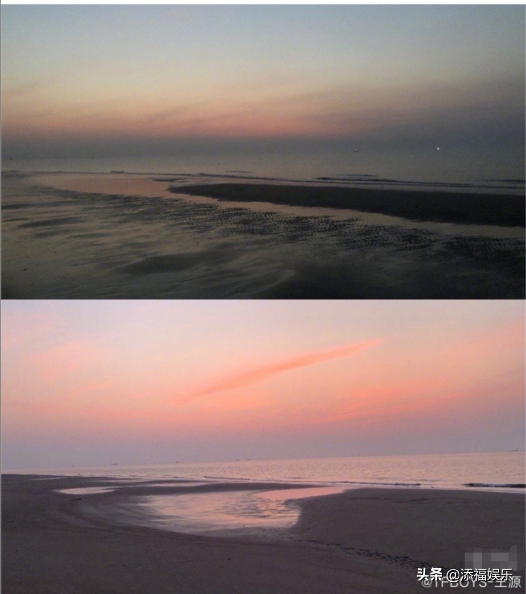 王源早起晒风景，与粉丝分享浪漫，配文却引起