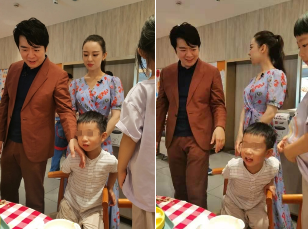 吉娜和郎朗吃饭被偶遇！穿紧身裙大秀白净锁骨，怀抱俩小孩显慈爱