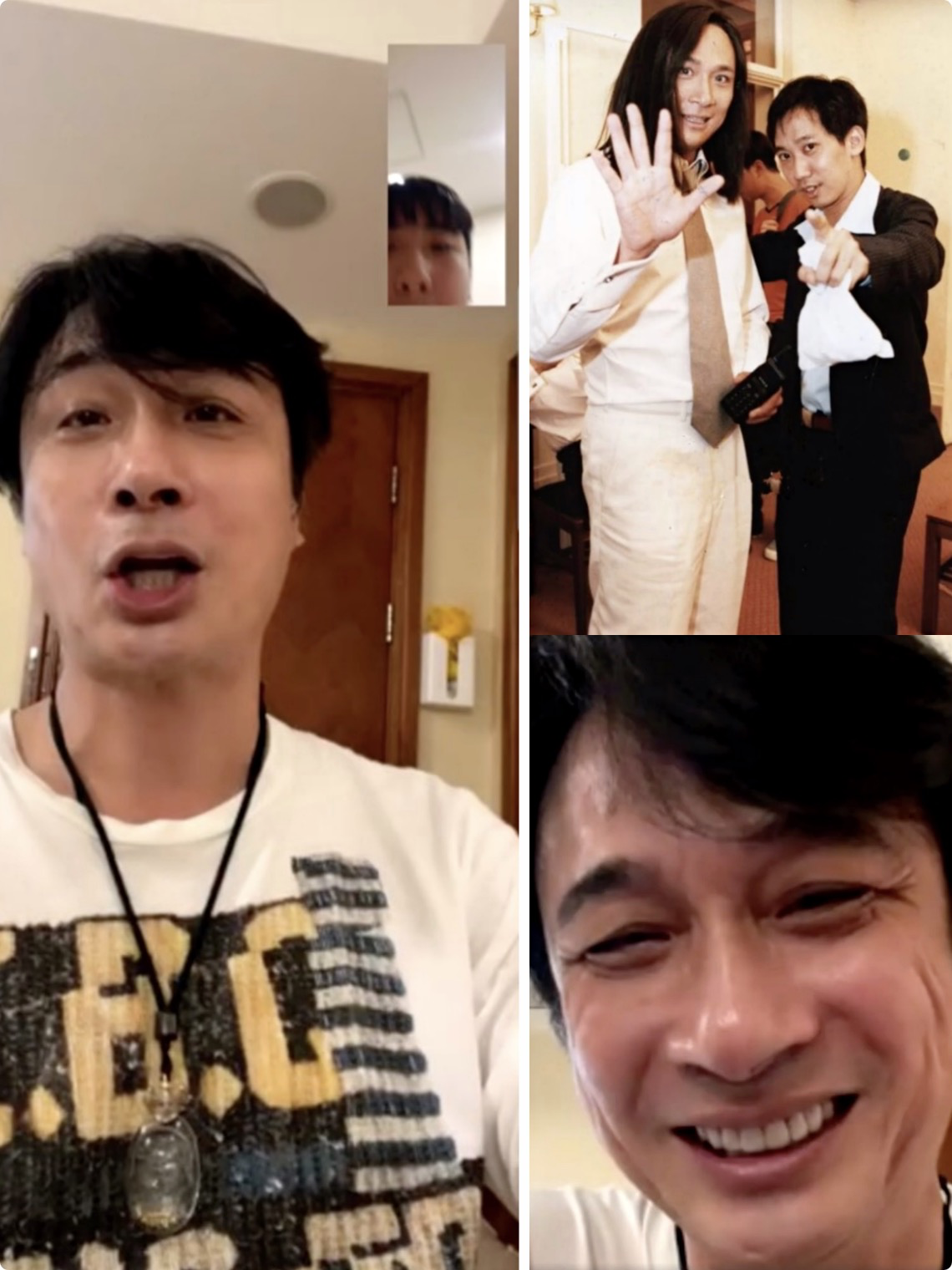 吴镇宇儿子费曼晒庆生视频，与妈妈温馨同框，王丽萍温婉知性