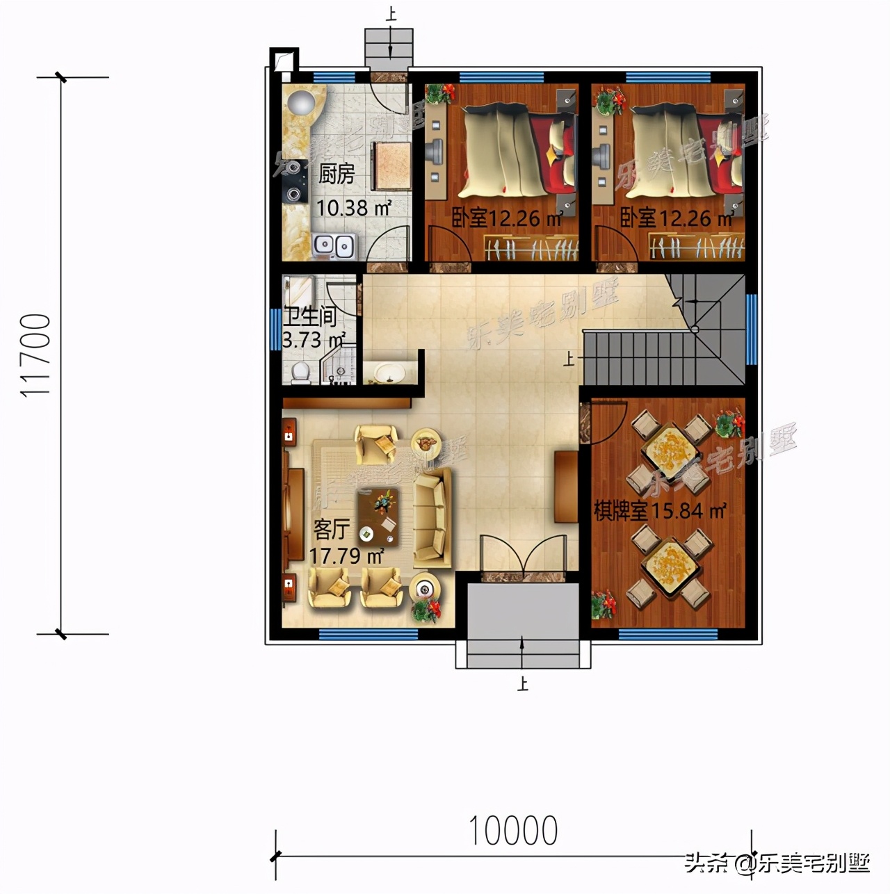 8套农村两层自建房别墅设计图,主体毛坯25w左右