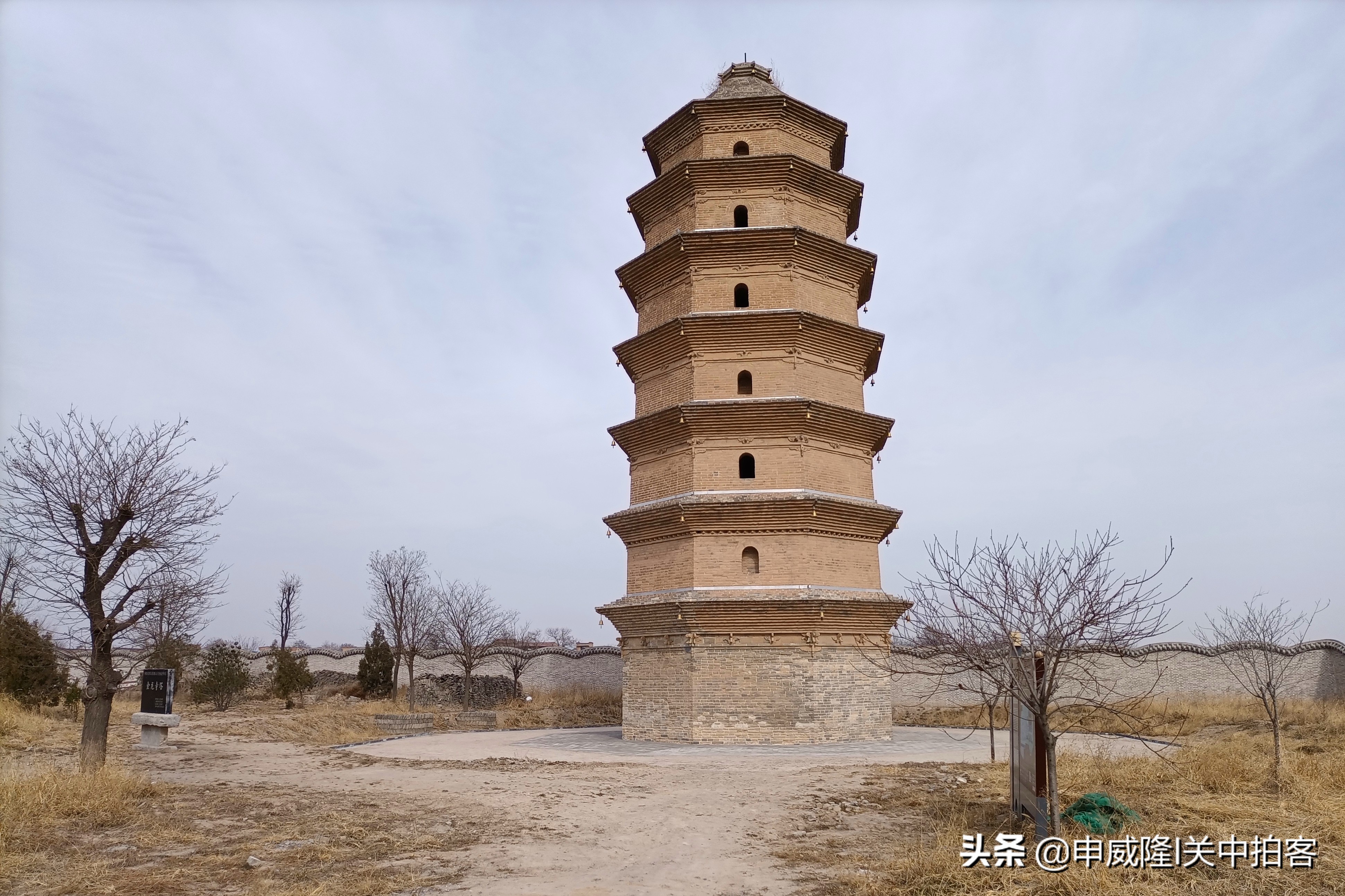 大荔县大寨子村：再访岱祠岑楼和金龙寺塔