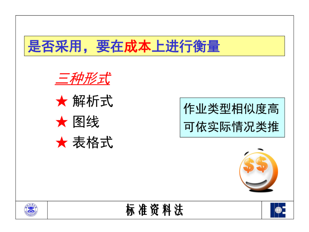 「标杆学习」工业工程之标准资料法