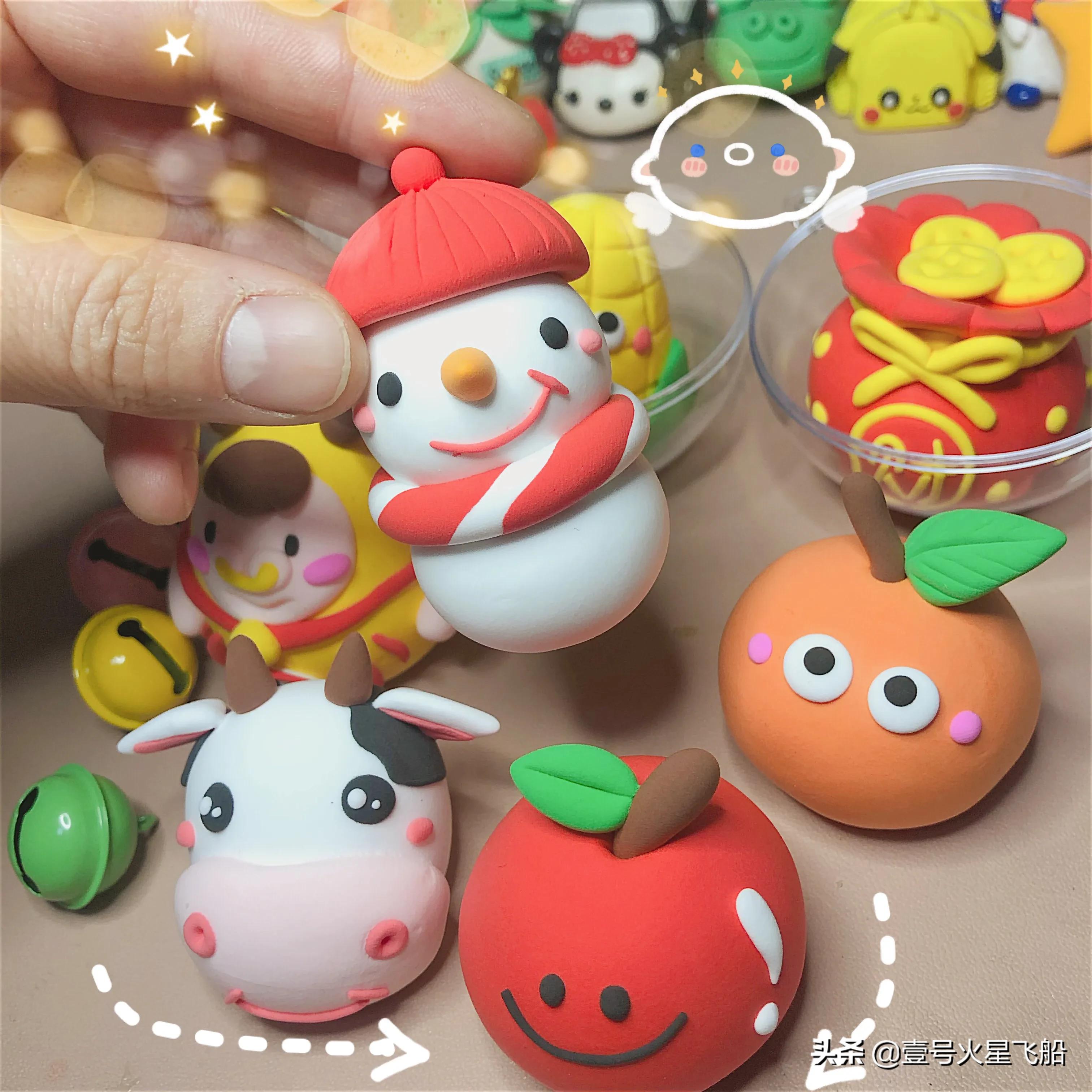 零基礎捏粘土 球球掛件 簡單又好看 壹號火星飛船 Mdeditor