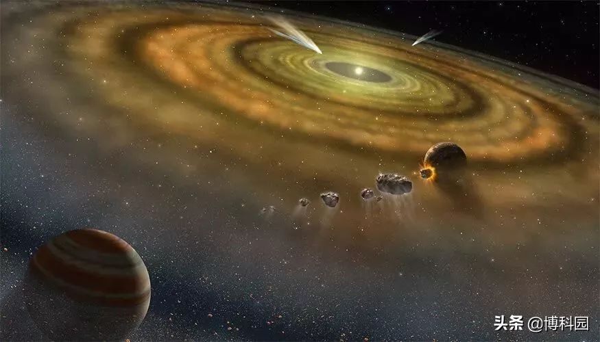 地球和火星，木星和土星，由不相同的物质组成，太阳系被分割了？