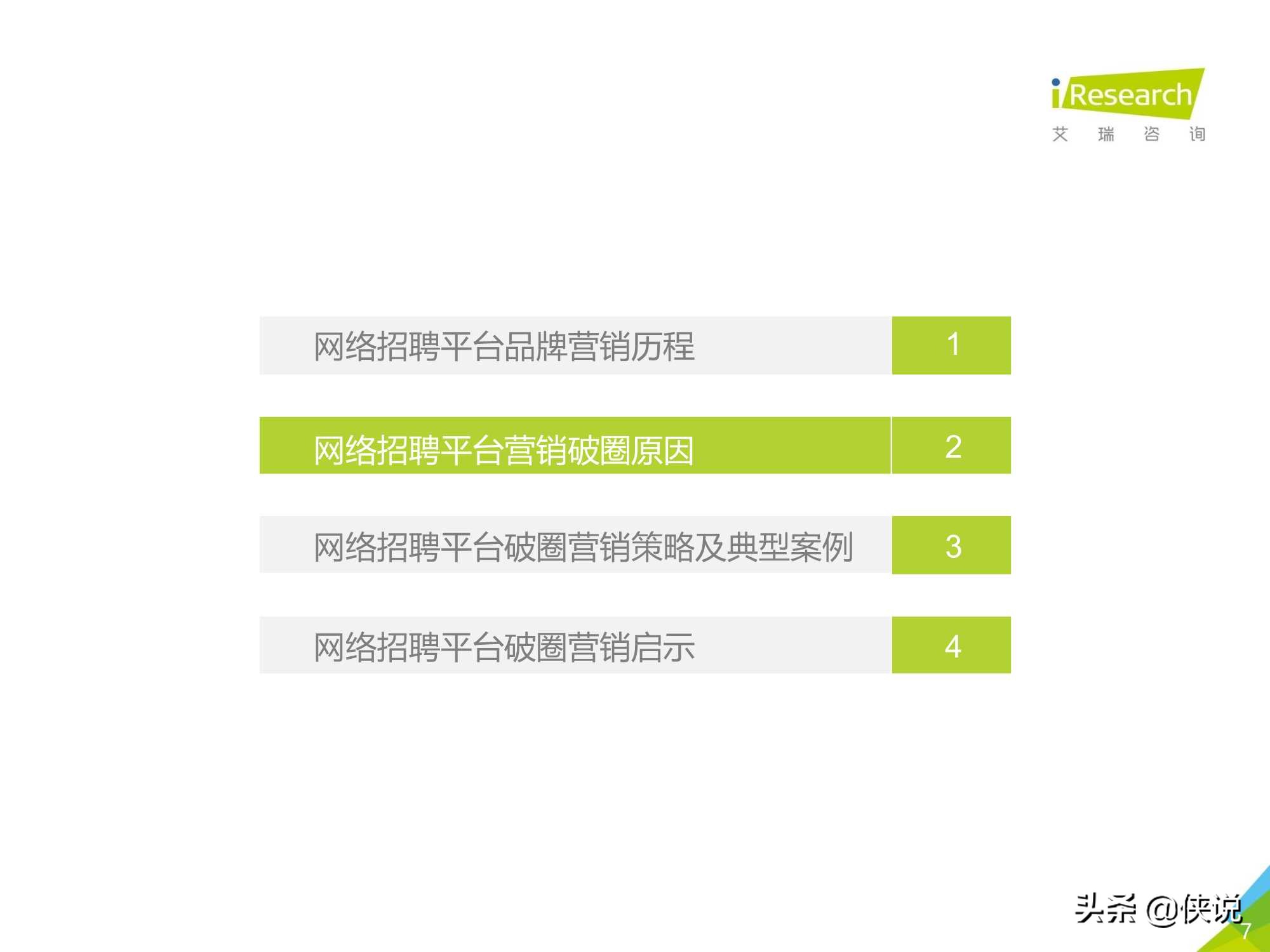 2021年中国网络招聘平台品牌“破圈”营销洞察白皮书（艾瑞）